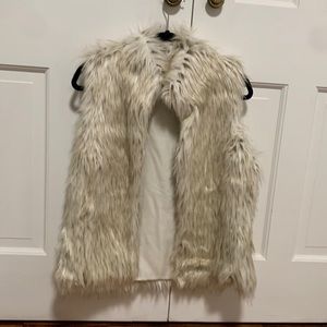 Faux fur vest